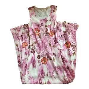 vintage y2k beaded floral maxi dress